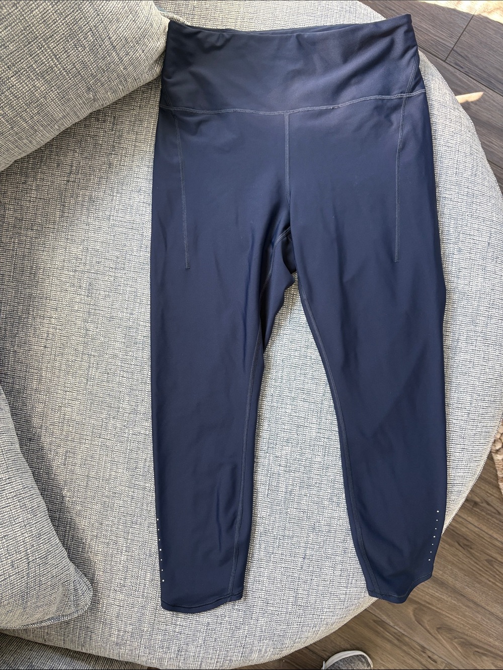 Athleta Navy High-Waist Performance Leggings